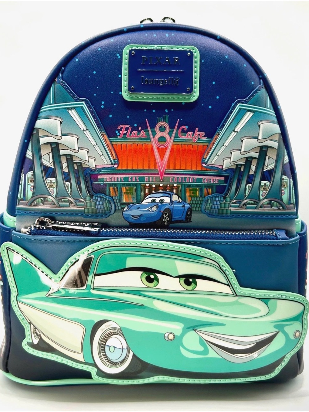 Disney Pixar Cars Flo's Cafe Glow-in-the-Dark Mini Backpack